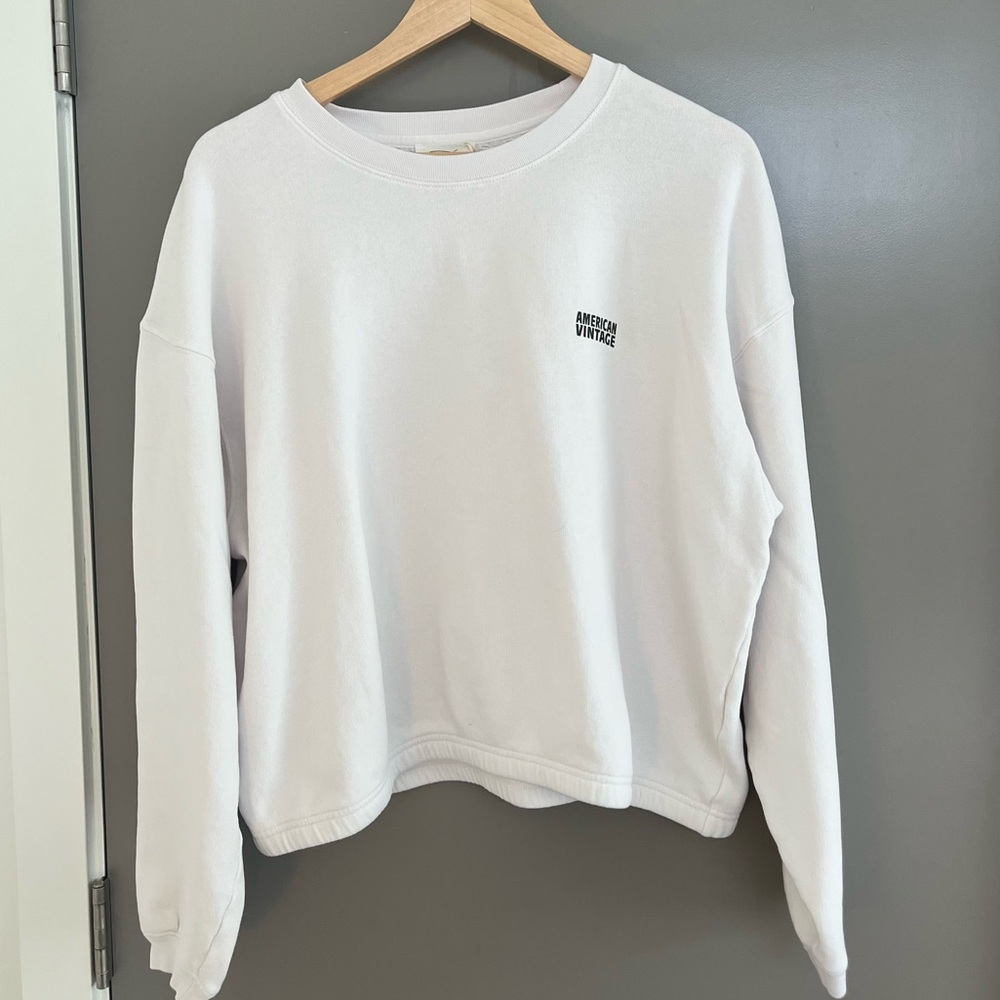 American Vintage White Sweatshirt